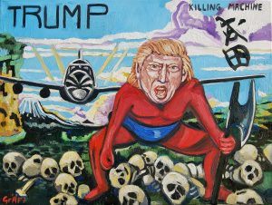 Anti-Trump art